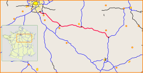 Carte de la route.