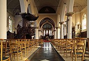 Interieur van de Sint-Vaastkerk