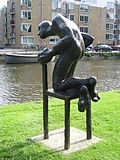 Man op kruk (1986), Amsterdam