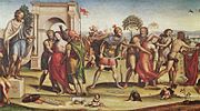 Ratto delle Sabine (Ugrabitev Sabink), Il Sodoma (1507)