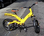 Electric bicycle in Manhattan, New York