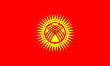 Flag of Kyrgyzstan