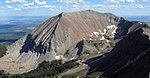 Mount Peale viewed from Mount Mellenthin.