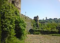 Visconti-Brücke, Blick nach Osten, im Hintergrund die Scaliger-Burg