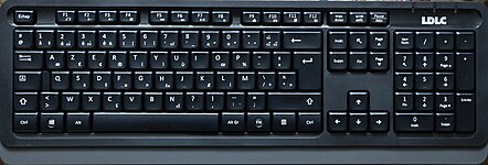 Clavier filaire 105 touches « AZERTY+ » du constructeur LDLC.