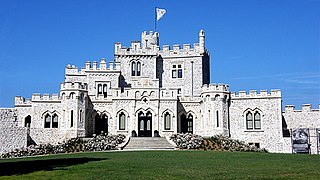 Le château d'Hardelot.