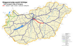 A Budapest–Cegléd–Szolnok-vasútvonal útvonala