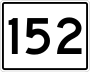 State Route 152 marker