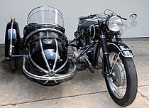 BMW R 68 (1954) met Steib Type S 501 (1951)