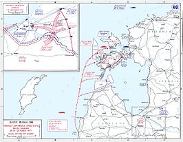 De amfibische operaties tijdens operatie Albion (10-20 oktober)