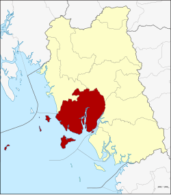 District location in Trang province