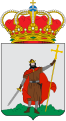 25 de Octubre al 1 de Noviembre: Escudo de Gijón (Asturias). Representa al rey Don Pelayo sosteniendo un báculo con la Cruz de la Victoria en su mano izquierda y una espada mirnado hacia abajo en la mano derecha. Se tiene constancia oficial de sus uso al menos desde el año 1649, aunque la figura del rey en aquella época vestía una armadura completa y celada, al uso del siglo XV. Hacia 1873 aparece una versión en la que Pelayo viste según la vestimenta habitual del siglo VIII.