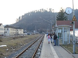 Blick über den Bahnhofsbereich (2011)