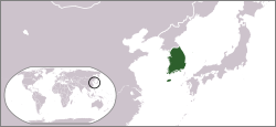 Location of Timog Korea