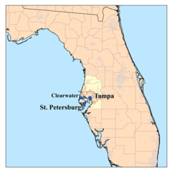 Location in Florida