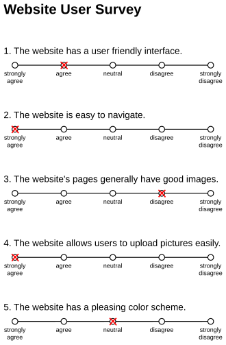 Example Likert Scale.