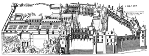 Layout of the Chateau, with high walls