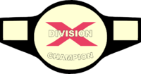 Das Impact X Division Championship Design als Zeichnung