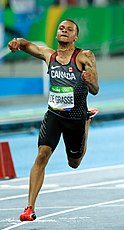 Gewinner der Bronzemedaille: Andre De Grasse