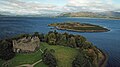 Umgebung mit der Insel Eilean Mor und der Ardmucknish Bay