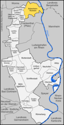 Bobenheim-Roxheim – Mappa