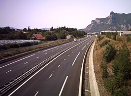 De A51 bij La Saulce