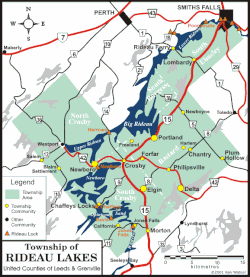 Location of Rideau Lakes