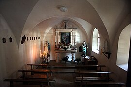 Intérieur de la chapelle.