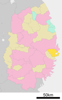 山田町位置図