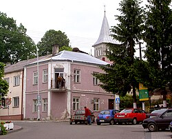 Praça principal de Bircza