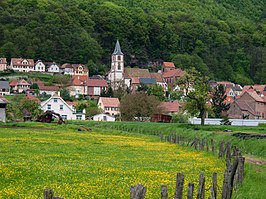 Dorpsgezicht op Oberbronn