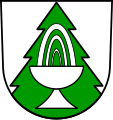 Den tyske kommune Waldbrunns våben: Wald = skov; Brunn = brønd/fontæne