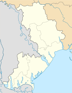 Yuzhne is located in Odesa Oblast