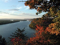 Mississippi River near Harpers Ferry, Iowa