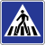 Pedestrians on crossing have right of way (LV)