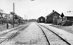 Äskekärrs järnvägsstation, 1935