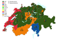 Stärkste Partei je Kanton (Parlamentswahl 2023)