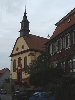 Skyline of Hemsbach