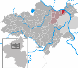 Läget för Kaltenengers i Landkreis Mayen-Koblenz