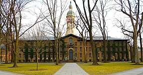 Nassau Hall, the original building of Princeton University and capital of the United States in the summer of 1783