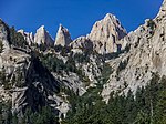 Mount Whitney from the Whitney Portal Trailhead.