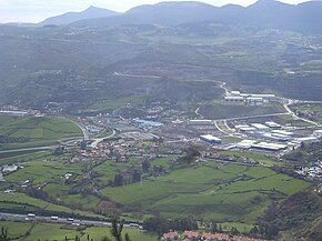 Vista de Ortuella desde o Monte Serantes