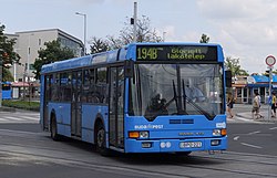 194B busz a Határ útnál