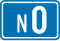 N0 road sign