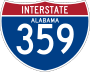 Interstate 359 marker