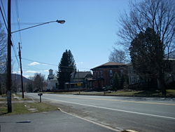 Looking south on Old Route 15 in Putnam Township