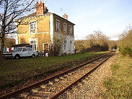 The railway station in Berjou