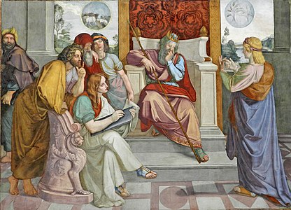 Giuseppe interpreta i sogni del Faraone, Alte Nationalgalerie, Berlino