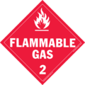 2.1 Gases inflamables.