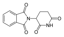 Algemene structuur van thalidomide